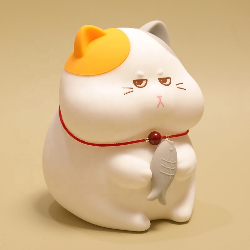 Gluttonous Cat Night Lamp