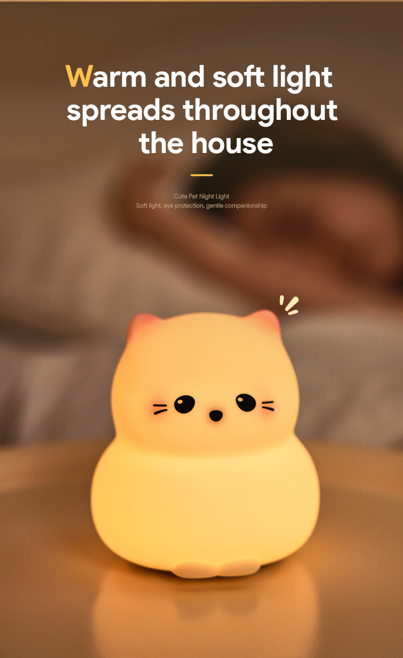 Gluttonous Cat Night Lamp