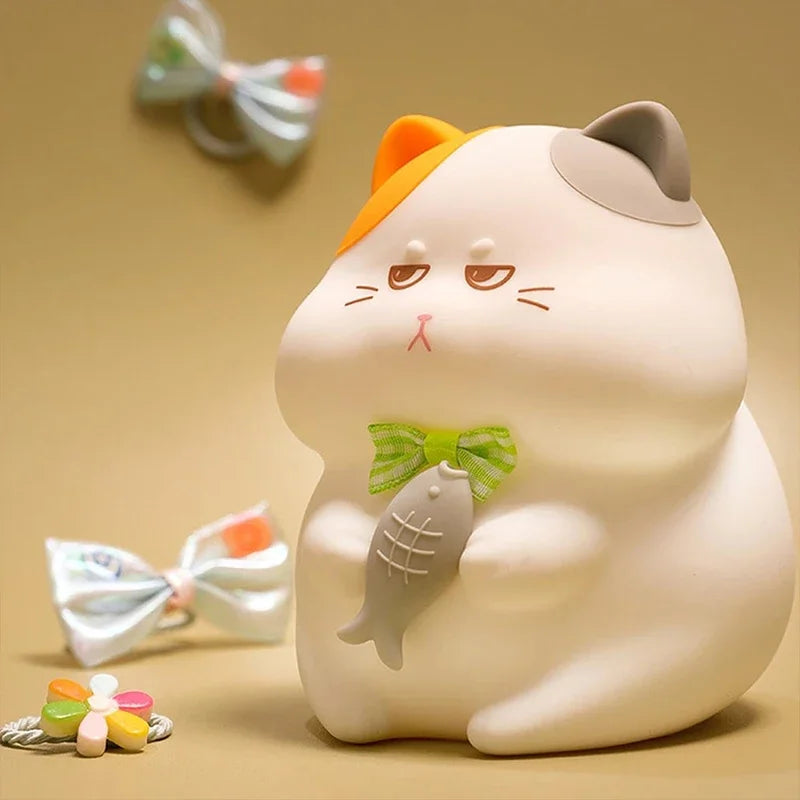 Gluttonous Cat Night Lamp